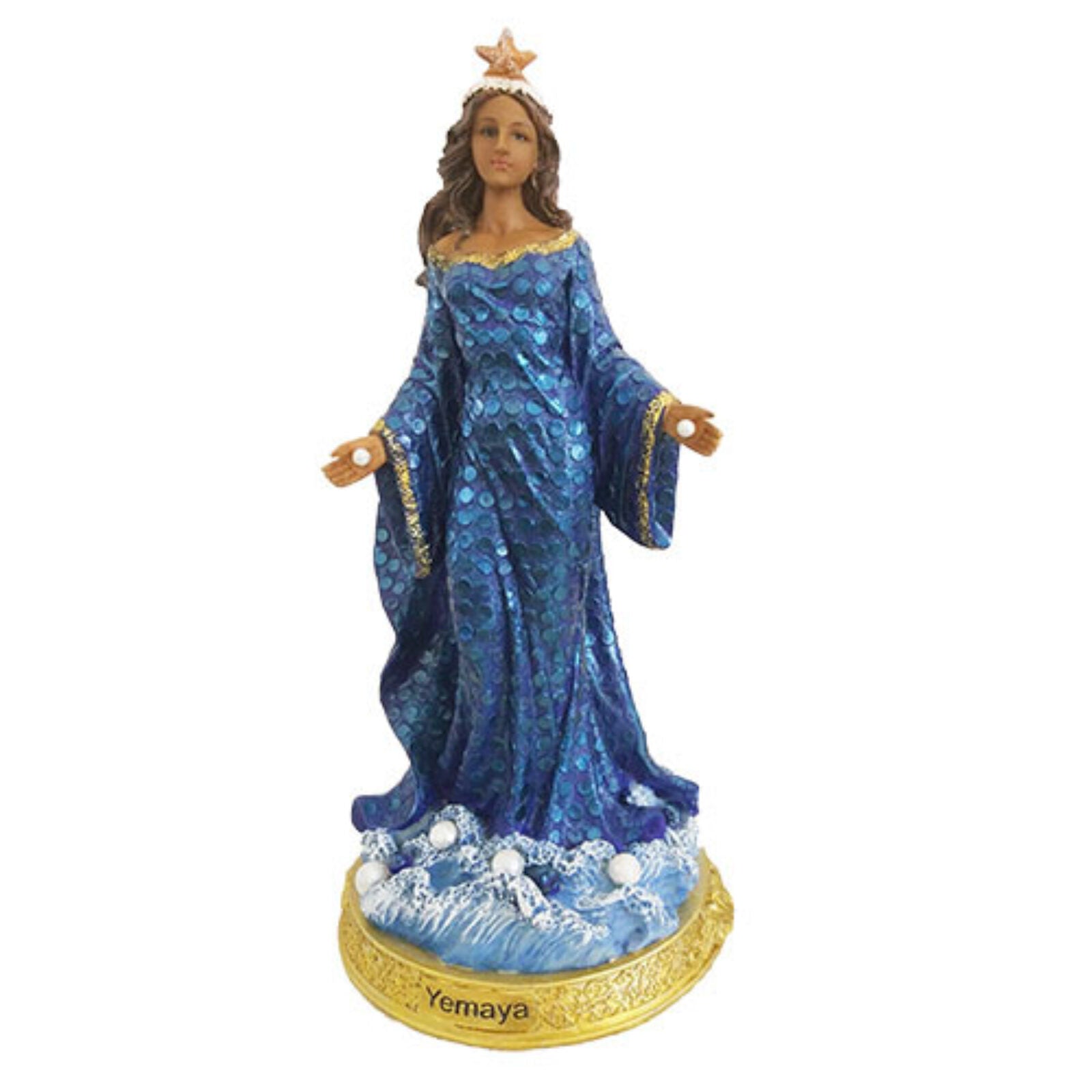 Yemaya/Diosa del Mar Statue 12"