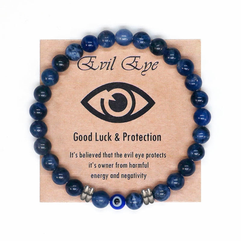 Natural Tiger Eye Beaded Bracelet CasaDeVodou